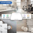 thumbnail image 6 of INEVIFIT Smart Premium Bathroom Scale with Bluetooth and Free Tracking INEVIFIT APP 11.8 x 11.8 inch - White, 6 of 7
