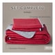 thumbnail image 4 of Edredón Ligero Real Textil + 2 Fundas de Almohada, Juego de Colcha Matrimonial, Color Rojo/Gris, 4 of 9