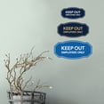 thumbnail image 2 of Signs ByLITA Victorian Keep Out Employees Only Business Sign (Blue) - Small, 2 of 6