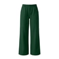 thumbnail image 6 of Oiangi Womens Tall Sweatpants Elastic Waist Baggy Sweat Pants Fall Casual Comfy Pockets Trousers for Daily Wear Army Green L, 6 of 6