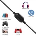 thumbnail image 4 of 2m Headset Cable Replacement with Volume Controller and Mute Headphone Audio Cable Game Headphone Audio Cable Replacement for Logitech GPRO X G233 G433 Headset Accessories, 4 of 7