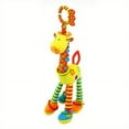 thumbnail image 3 of Happy Monkey Bed Hanging Giraffe Doll Cartoon Animal Rattle Lathe Bed Hanging Baby Plush Toy, 3 of 5
