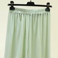 thumbnail image 7 of Feancey Pajama Bottoms for Women Cropped Lounge Trousers Wide Leg Casual Capri Sleep Pants Loose Fit Elastic Waist Pj Capris Homewear Green Free Size, 7 of 7