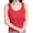 Red, variant on Basic Ribbed Summer Tank Tops for Womens Cute Solid Color Sleeveless Crew Neck Blouses Casual Slim Fitted Shirts Red