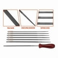 thumbnail image 3 of 12 Pack Chainsaw File, Chainsaw Sharpener Kit,Round Chainsaw File,Depth Gauge,Quick Check Gauge,12 x Chainsaw File,Photo Color, 3 of 6