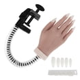 thumbnail image 1 of Mannequin Hands for Nails Practice,Nail Art Hand Nail Training Hand ,Silicone Bendable Joints False Nail Tips Hand Mannequin for Nail Salon, 1 of 8