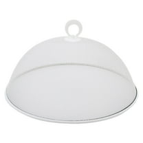 ZMMYMZA 1 Pcs Metal Mesh Screen Food Cover for Outdoors, Mesh Food Tents Dome Screen Plate Covers, 11.81 inch Large Dome Picnic Food Covers Mesh Food Covers for Camping, Picnics, Parties,BBQ,Reusable