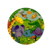 8 pack jungle buddies plates 8 3/4 inch