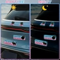 thumbnail image 6 of 4Pcs Black Cat New Driver Car Magnet Sticker Safety Sign, Cute Shivering Cat Student Driver Sign for Car Bumper, Funny Cartoon Nervous Caution Reusable Supplies, 6 of 7