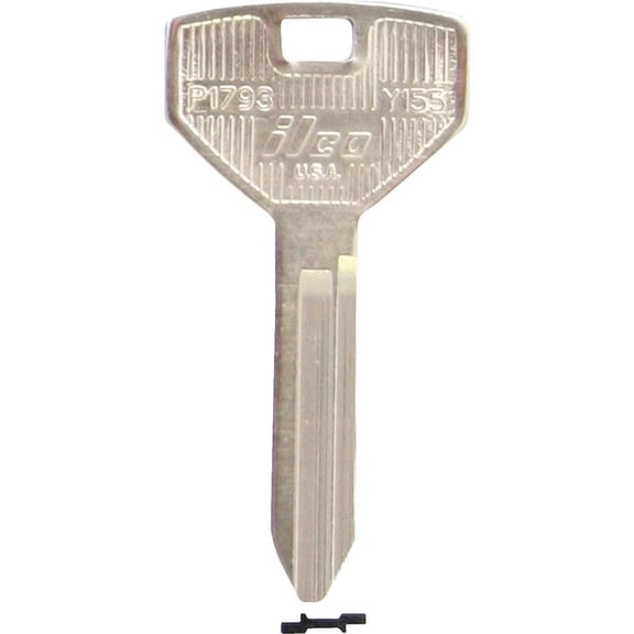 ILCO Chrysler Nickel Plated Automotive Key Y155 / P1793 (10-Pack) IAL01448032