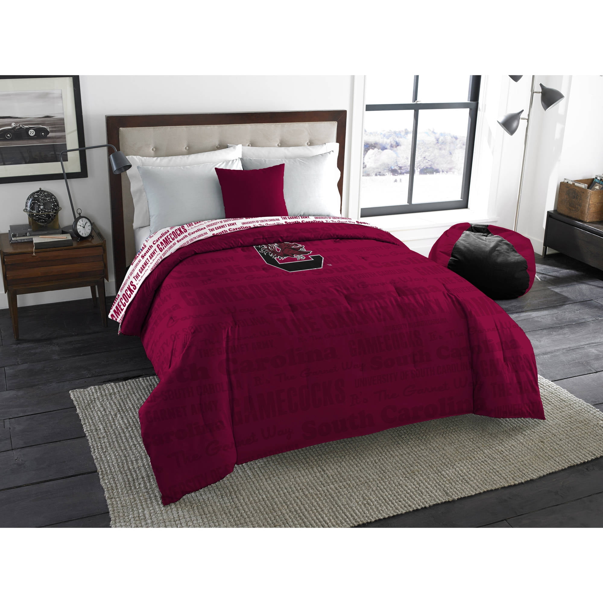 NCAA South Carolina Gamecocks "Anthem" Twin or Full Bedding Comforter
