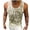 a-Beige14138, variant on VNKIDY Mens T-Shirt Slim Fit Sheer Lace Sleeveless Tank Top Solid Color Geometric Pattern Breathable Tees For Beach Daily Party Wear Versatile Top