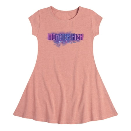 

Monster High the Movie Logo - Toddler And Youth Girls Fit And Flare Dress
