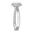 thumbnail image 2 of 1.50 Carat (Ctw VS1-VS2) Lab-Grown Princess Cut Diamond Halo Engagement Ring in 14K White Gold for Women, 2 of 6