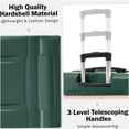thumbnail image 6 of Green ABS 2-Piece Expandable Luggage Set with TSA Lock, 360° Spinner Wheels Lightweight Suitcases, 6 of 9