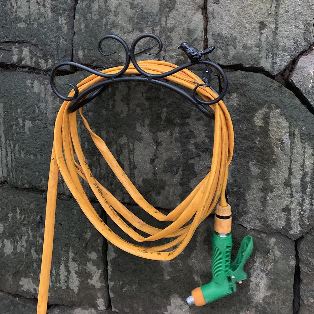 SalonMore Garden Hose Holder Hanger,Heavy Duty Metal Water Hose Storage