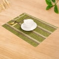 thumbnail image 4 of vnanda Heat Insulation Mat Stripe Print Table Placemat Heat Insulation Non-slip Waterproof Wear Resistant Kitchen Accessories Non-slip Placemat, 4 of 8