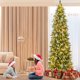 thumbnail image 3 of Árbol de Navidad artificial Costway 270 cm 1228 puntas 470 luces LED, 3 of 4