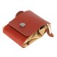 thumbnail image 4 of Qukaim Bolsa de búsqueda de lona, bolsa impermeable de gran capacidad para recoger frutas para forraje de hongos y flores, bolsa de forraje de piel sintética caqui, bolsa de cinturón de Bushcraft, 4 of 5