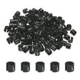 thumbnail image 1 of Uxcell 100-Pack Marcadores de Perchas para Ropa, Clips de Tamaño Codificados por Color de Plástico Tamaño L que se Ajustan a Varillas de 3mm-5mm [Negro], 1 of 6