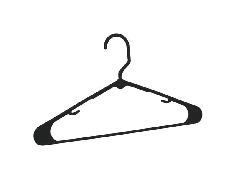 Homz Home Products IntlNorth America 6808BK10.14 Clothes Hangers
