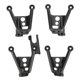 thumbnail image 2 of Torres de Amortiguadores de Choque RC, CNC Mecanizado 4pcs Black Portable RC Accesorio Exquisito para SCX10 II 90046 90047 1/10 RC CASTADOR, 2 of 7