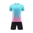 thumbnail image 7 of Piuwrlz L Boy Outfit Sets Boys Short Sets Crew Neck Summer T-Shirt and Shorts Set Blue Size L, 7 of 7