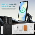thumbnail image 3 of Case for Samsung Galaxy S25 FE 5G 6.7" with Invisible Fold Holder Stand, MagSafe Magnetic Wireless Charging,Sliding camera casing,Shockproof Dropproof Tough Rugged Protective Case Cover,Black, 3 of 10