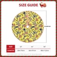 thumbnail image 2 of Rateoe Ducks Pattern Christmas Tree Skirt with Ties , Christmas Tree Decorations, Farmhouse Christmas Decor Xmas Holiday Decorations-48", 2 of 6
