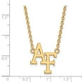 thumbnail image 2 of 10k Gold LogoArt United States Air Force Academy A-F Large Pendant 18 inch Necklace Q1Y012USA-18, 2 of 5