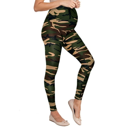 

Women s Super Comfy Maternity Leggings LM48224X 10188 CAMOUFLAGE 1X