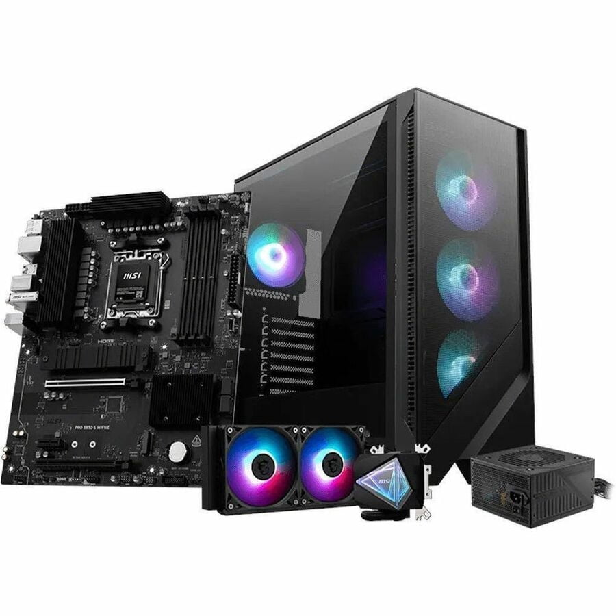 MSI B850-S WIFI6E Gaming Desktop Motherboard, AMD B850 Chipset, Socket AM5, ATX
