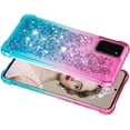 thumbnail image 4 of Case for Galaxy A26 5G,Flowing Bling Liquid Gradient Sparkle Moving Glitter Quicksand Waterfall Anti-Fall Girls Women Protect Phone Case for Samsung Galaxy A26 5G (Pink/Green), 4 of 14