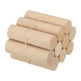 thumbnail image 1 of Unique Bargains 1-1/5 x 4 Inch Dowel Rods Wood Sticks Unfinished Wooden Dowel Rods Round Dowels Sticks 10 Pcs, 1 of 6
