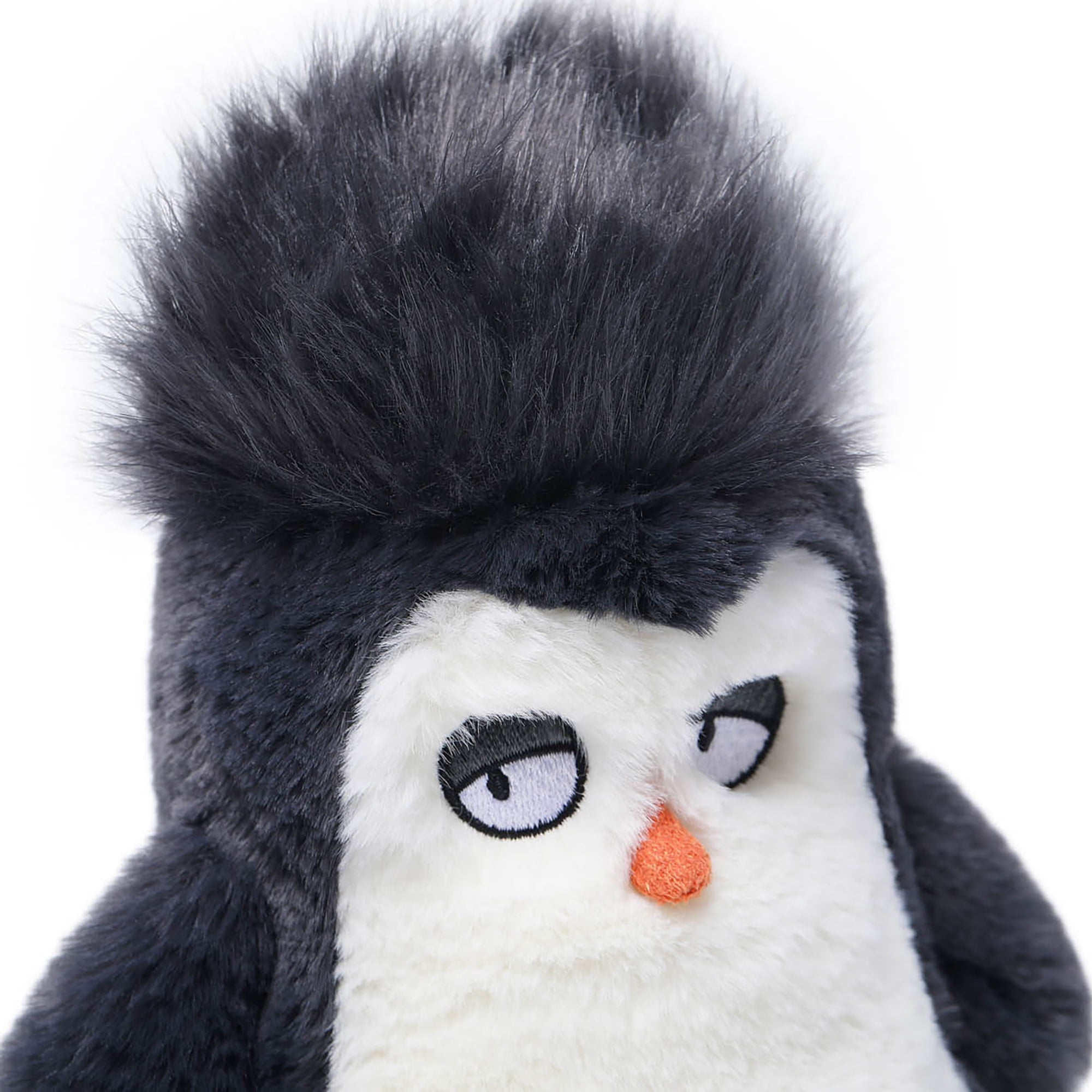 McHugs: Ocean Series - Straight Hair Penguin - 7" Black & White Stuffed Animal Plush, Soft Weighted Cuddle Toy, Cozy Play Companion, Baby-Toddler-Kids