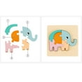 thumbnail image 2 of Rompecabezas de para Montessori de Animales Educativos para de 4 CUTICAT rompecabezas de madera para niños pequeños, 2 of 6