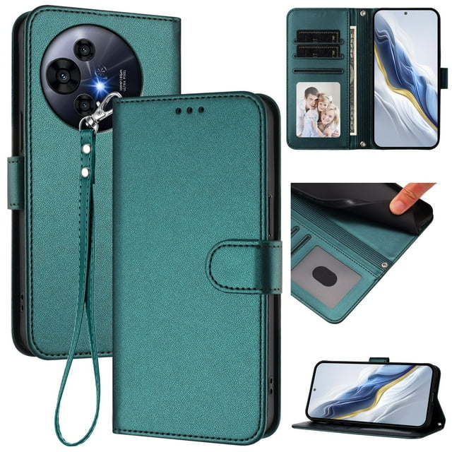 GANGXUN Wallet Case for TCL 50 NxtPaper 5G – Magnetic Closure, RFID Blocking, Wrist Strap, Wireless Charging Compatible