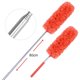 thumbnail image 3 of Estiramiento Ajustable Extender Microfibra Cepillo para Polvo Limpieza () Naranja, 3 of 6