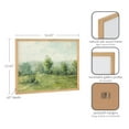 thumbnail image 6 of Kate and Laurel George Inness Landscape Framed Wall Art, 16x12 Natural, Soft Nature Tree Landscape Art for Wall, 6 of 7