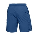 thumbnail image 5 of Mens Tactical Cargo Shorts With Zipper Pockets Quick Dry Elastic Waist Utility Shorts For Hiking And Work,Blue,XXXL, 5 of 5