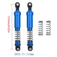 thumbnail image 3 of mmirethe 2piece Aluminium Big Bore Shocks Oil Damper For 1/10 RC Crawler LCG Cheater Rigs SCX10 TRX4 Front Rear Shock Absorber Blue 5, 3 of 6