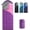 Purple and pink, variant on XIMEI Lightweight Sleeping Bag for Adults & Kids, Backpacking & Scouts, Compact 3lb Packs 8"x14", Left-Zip Pairs with Right-Zip for Double, 50-68°F 3-Season, Hooded Envelope, Machine Washable