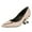 Peachpuff, variant on FSJ Women Elegant Pointed Closed Toe Pumps Chic Elephant Sturdy High Heel Slip On Pumps Comfortable Wedding Dressy Shoes Size 8 Pink