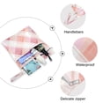 thumbnail image 4 of 2 Pack Wet Dry Bags,Watercolor Gingham Breeze Waterproof Reusable Dual Zipper Bags for Swimwear, Gym Clothes, Toiletries, Baby Diapers, 4 of 8