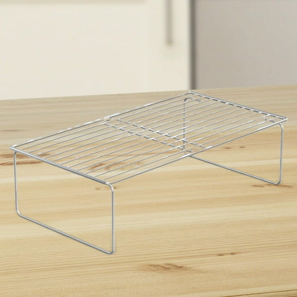 Estante organizador apilable, estante apilable largo, estante organizador de armario liviano, estante para cuencos, libros, lavadero, baño, platos 30 cm x 195 cm x 85 cm