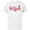 White, variant on Disney Mickey & Minnie Valentine's Day Family Trip 2026 Logo - Short Sleeve Cotton T-Shirt for Adults - Customized-Black