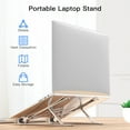 thumbnail image 3 of Labymos Portable Laptop Stand Foldable Aluminum Alloy Laptop Riser Ergonomic Desktop Computer Notebook Holder Stand, 3 of 8