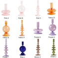 thumbnail image 5 of Simple Creative Glass Vase Candlestick Waves Bubbles Stacking Hydroponic Glass Vase, 5 of 5