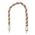 thumbnail image 2 of Colorful Bird Rope Perch Fun Swing And Climbing Cotton Rope Bird Toys Suitable For Parakeets Bird Rope Perch Fun ParakeetsRope Swing Perch Colorful Swing Climbing Cotton Rope, 2 of 8