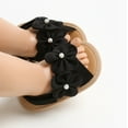 thumbnail image 3 of LYHaoo Girls Sandals Baby Sandals For Infants 0 18 Months Soft Breathable Summer Walking Shoes Cute Floral Design Casual Comfortable Footwear Sizes 4 Toddlers(0-6 Months), 3 of 7